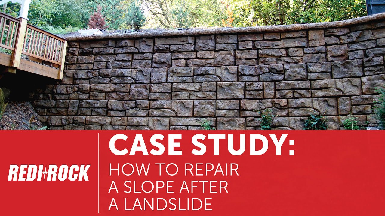 How to Repair a Slope After a Landslide (Redi-Rock)