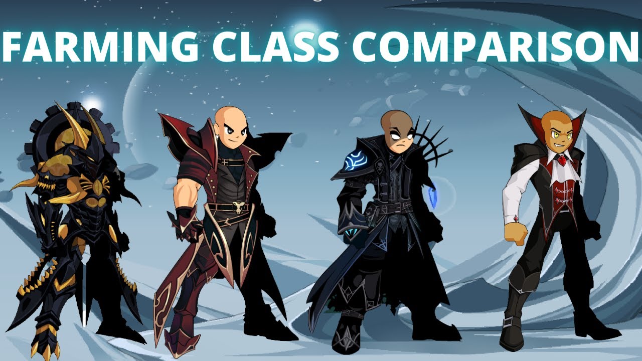 AQW Best Farming Classes Comparison OUTDATED