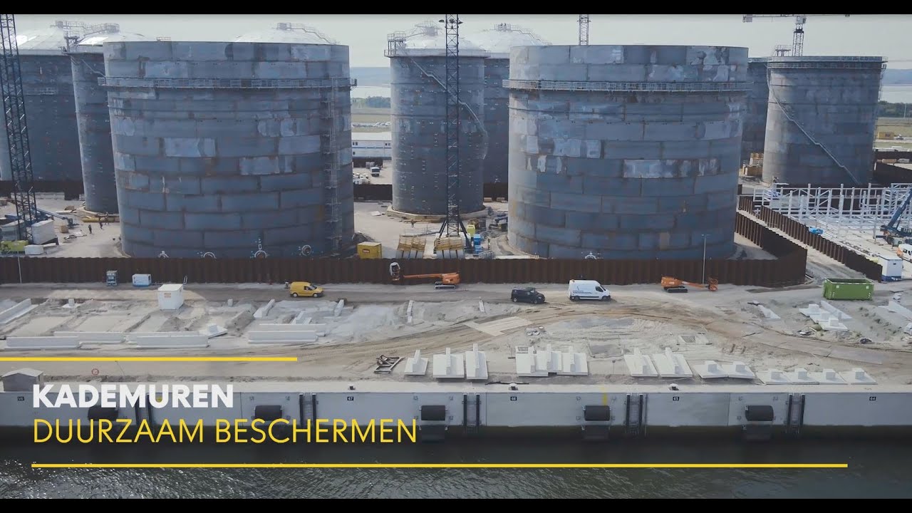 Kademuren duurzaam beschermen tegen corrosie