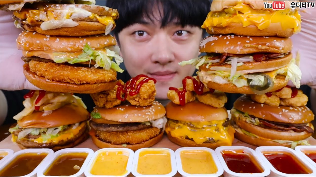 ASMR McDonald's NEW맥도날드 신상 빅맥베이컨버거 & 트리플치즈버거 리뷰먹방  NEW BIG MAC BACON & TRIPLE CHEESE BURGER  MUKBANG