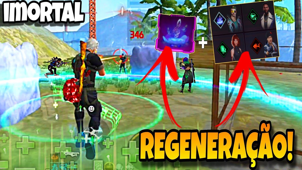 O NOVO ALOK ME DEIXOU IMORTAL COM ESSA COMBINAÇÃO DE PERSONAGENS! FREE FIRE MOBILE 