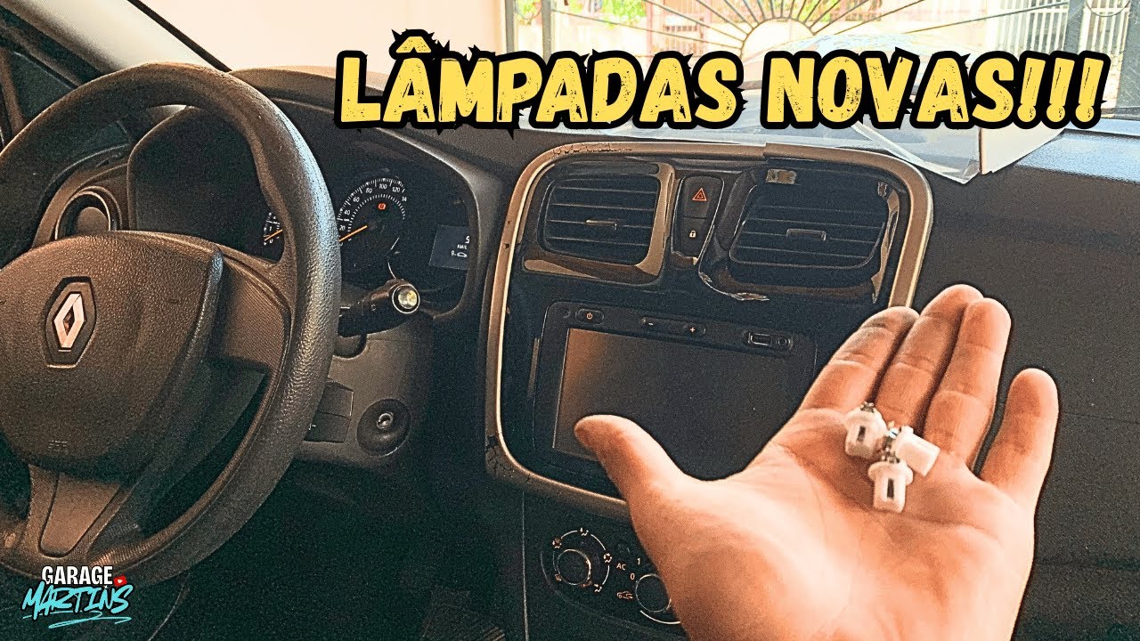 COMO TROCAR  AS LÂMPADAS DO PAINEL DO AR DO  RENAULT SANDERO