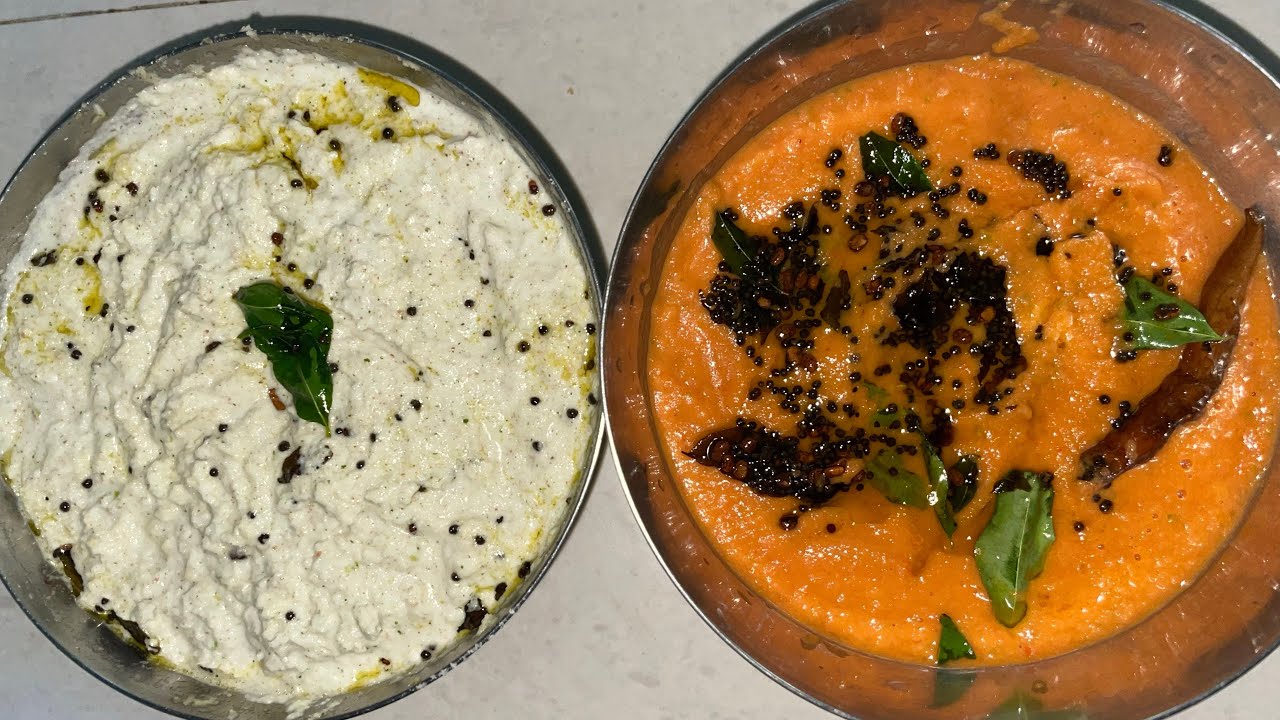 Dosa wali Nariyal ki chatni or tamatar ki chatpati chatni #coconutchatni #tamatarkichutneyrecipe