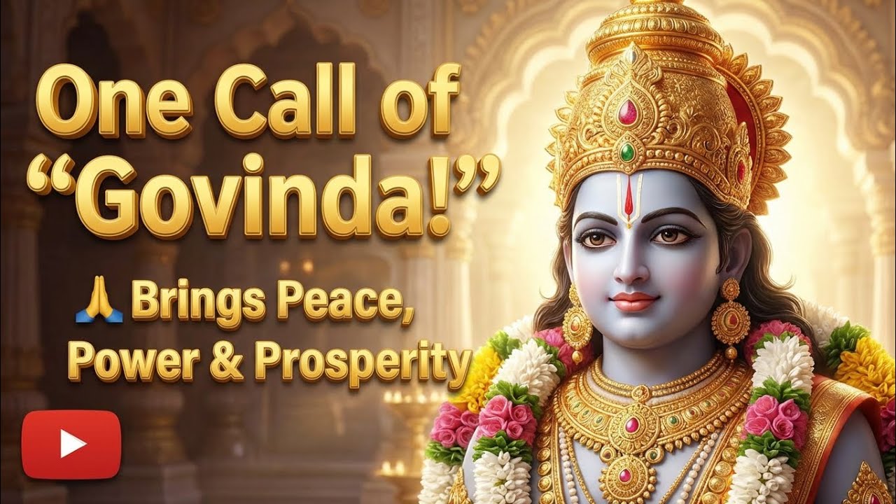 One Call of Govinda 🙏 | Peace & Divine Blessings