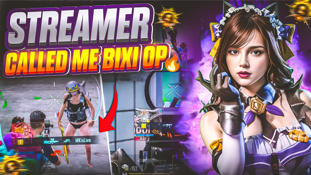 kenE Vs Streamer 🔥 They Called me Bixi op😱||Conqueror Lobby Clutches 💯 intance 1v4 clutches 