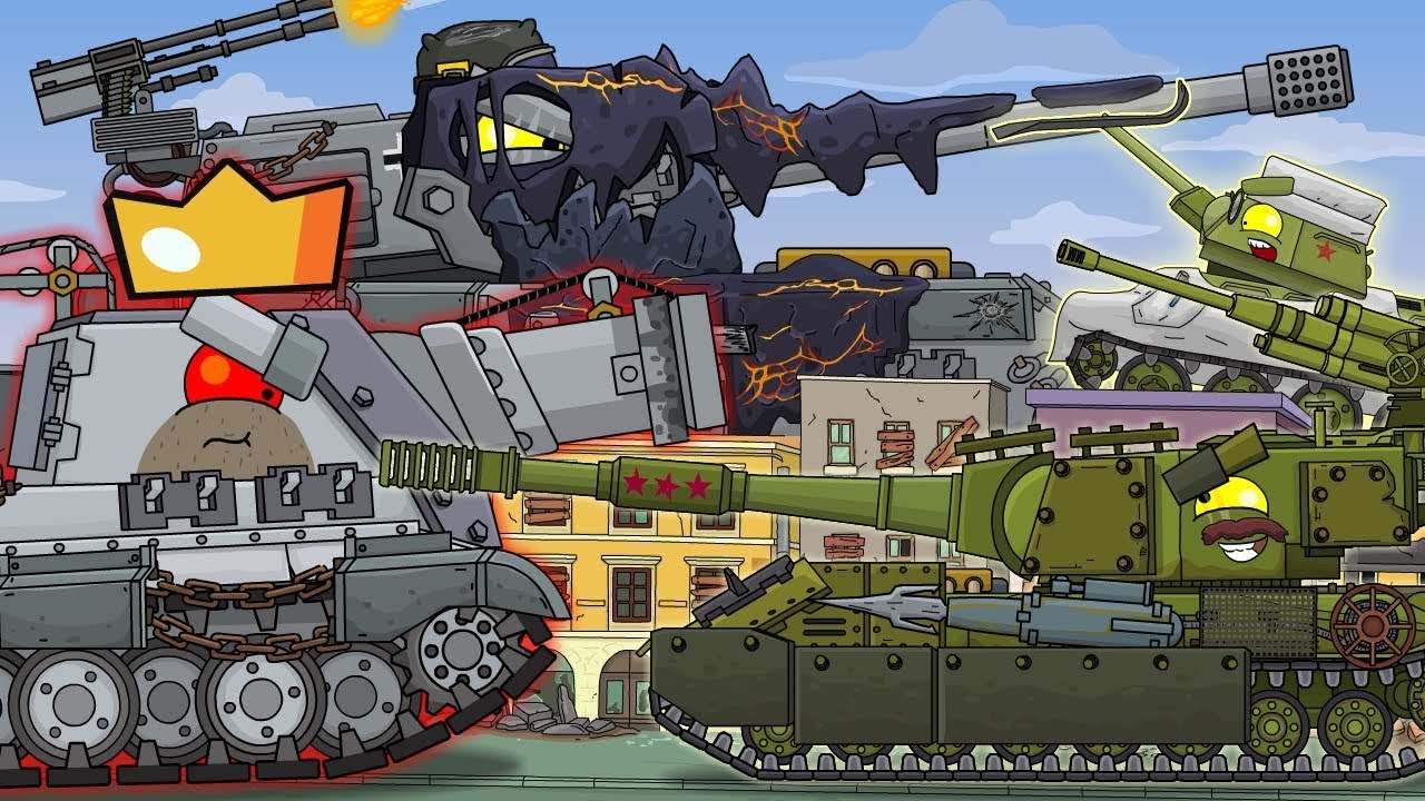 Whaler vs. Royal German Monsters - Cartoons about tanks