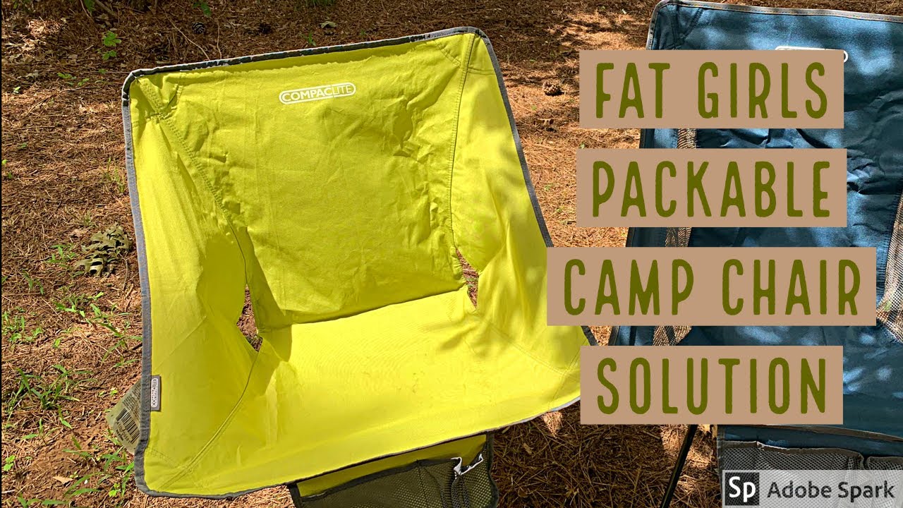 Fat Girls Outdoors: Small Camping Chair Solution