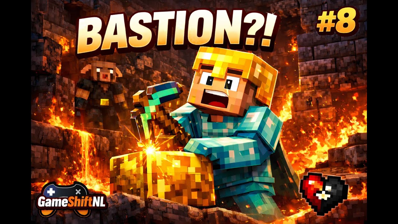 Hardcore Training: Nether, Bastion & Survival Chaos | GameShiftNL #8