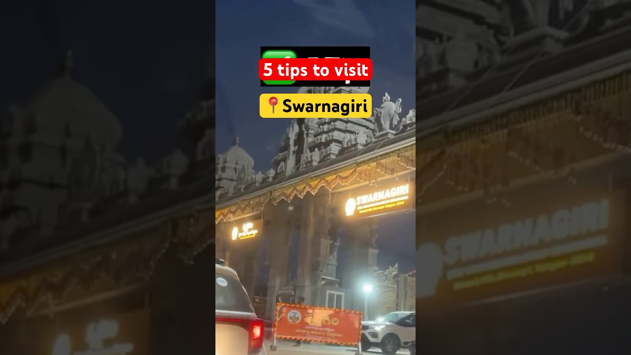 5 tips to visit Swarnagiri Temple | hassle free darshan | Vish Universe | @VishUniverse15