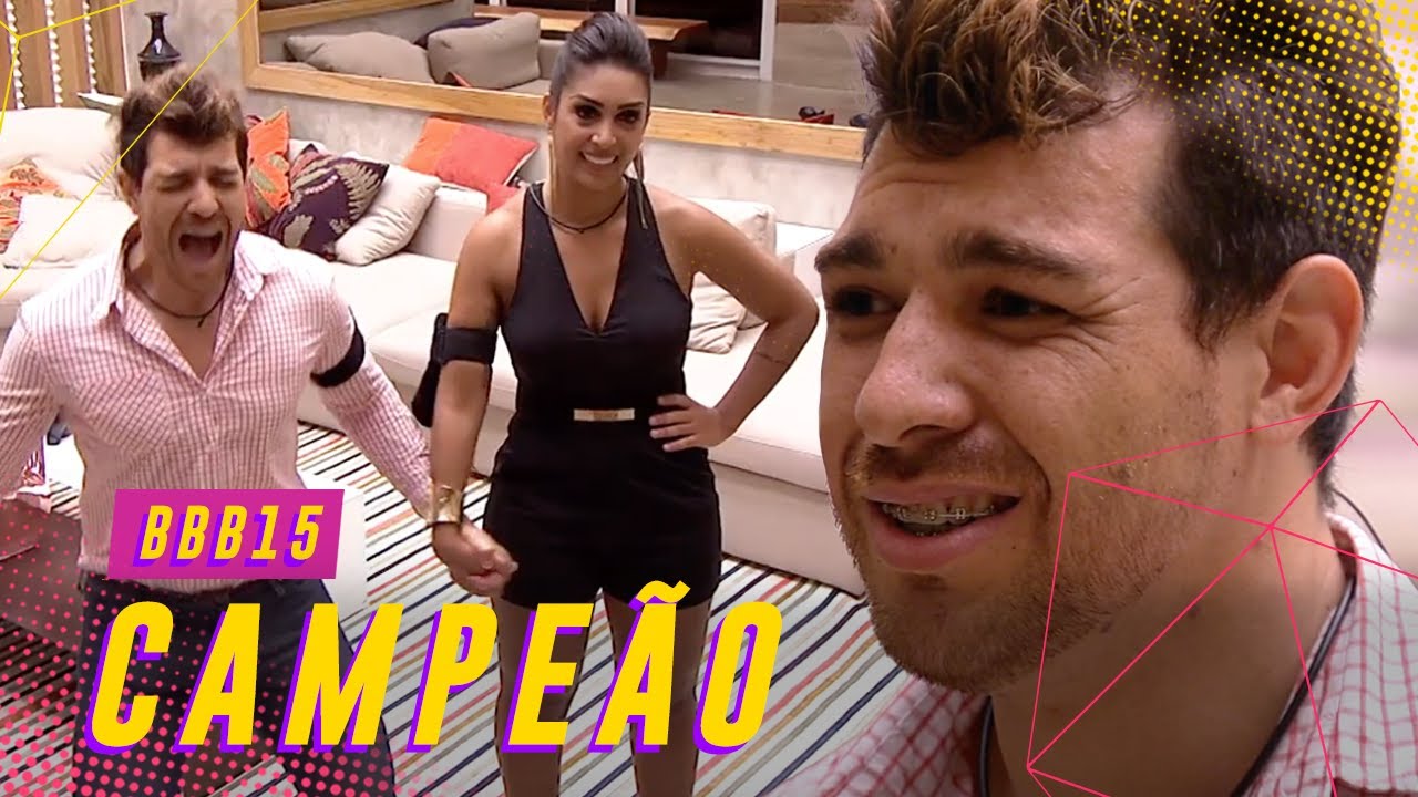 C&Eacute;ZAR LIMA VENCE O BBB15 EM FINAL CONTRA AMANDA! 💥 | BIG BROTHER BRASIL 15