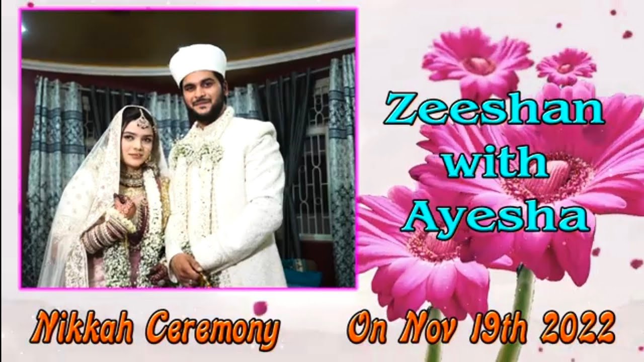 CINEMATIC ZEESHAN+AYESHA=NIKKAH CEREMONY