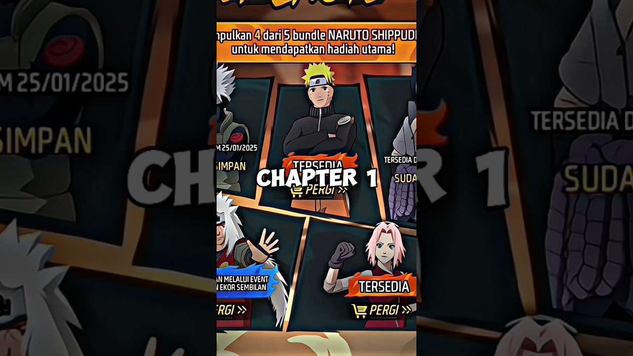 FREE FIRE X NARUTO CHAPTER 2. #trending #freefire #battleroyalegame #anime