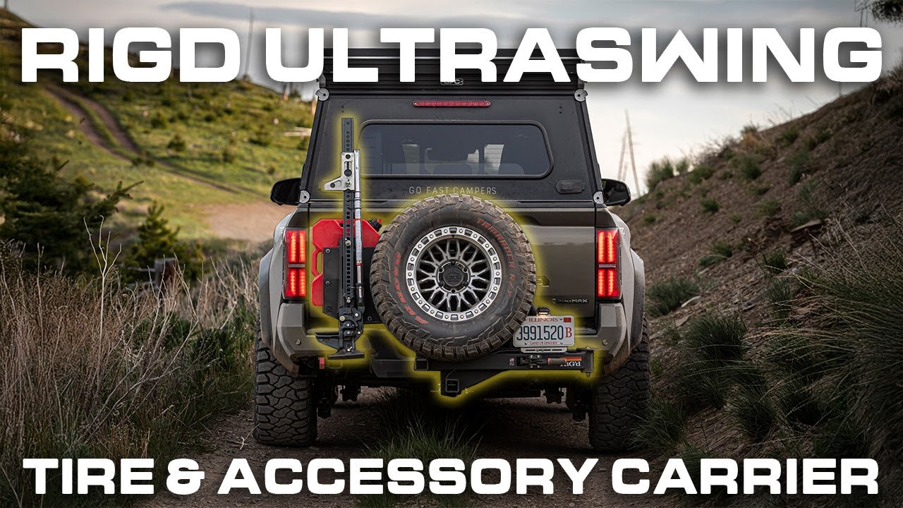 RiGd UltraSwing: A Hitch Mounted Tire & Accessory Carrier - Install & Review