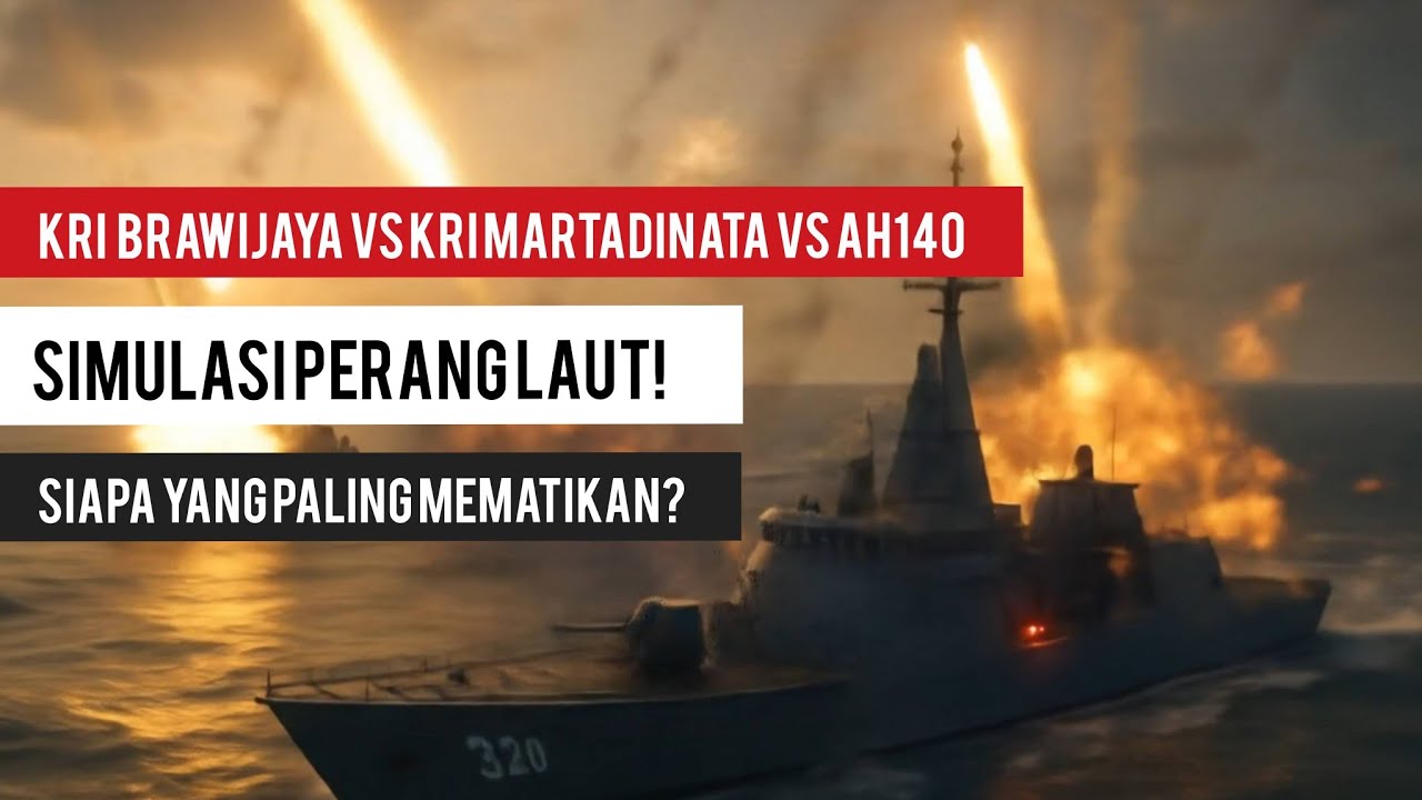 KRI Brawijaya vs Martadinata vs Fregat Merah Putih AH140 &ndash; Siapa Paling Mematikan?