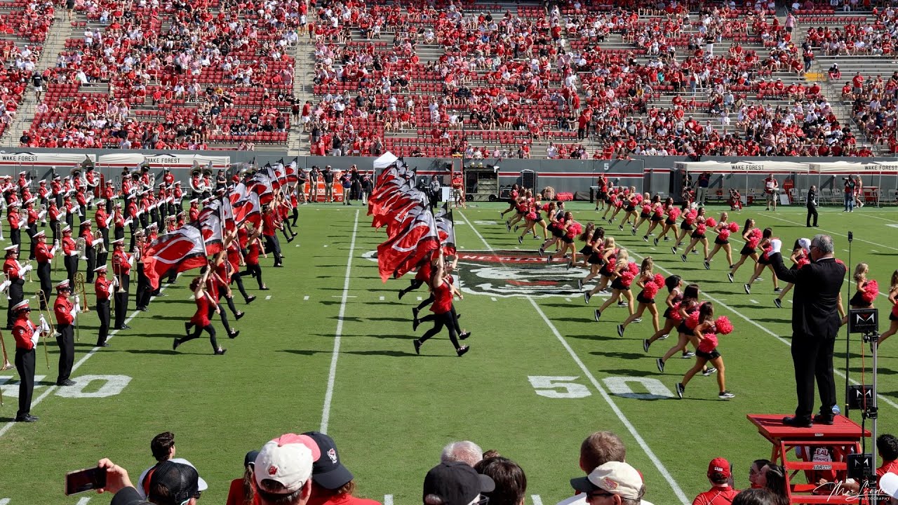 NC State Marching Band - Pregame Show at Football Game, 10/05/2024