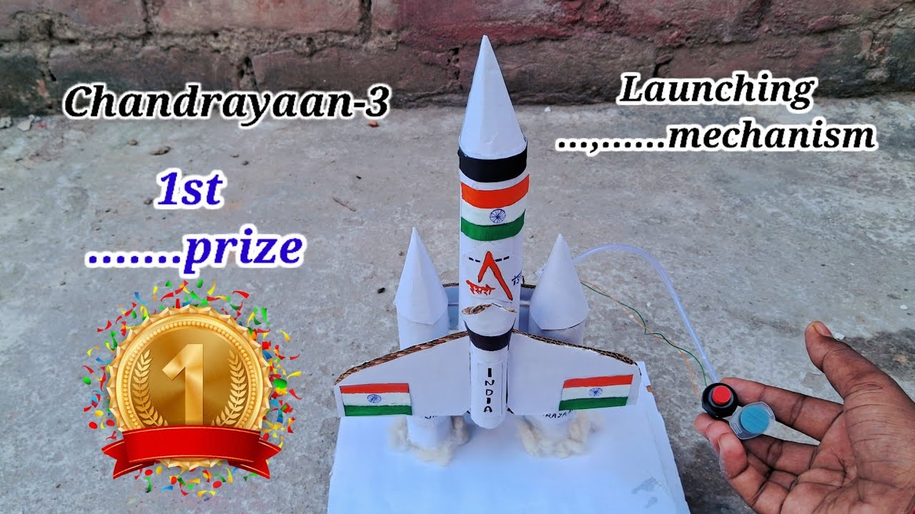 Chandrayaan -3 working model,  chandrayaan project for  School  #howto  #towerideas #chandrayaan3