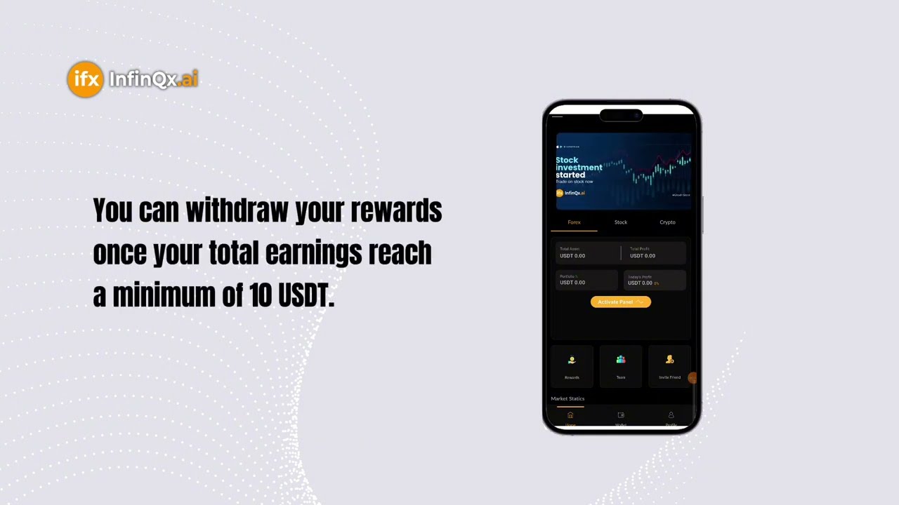How to earn app referral income on InfinQx