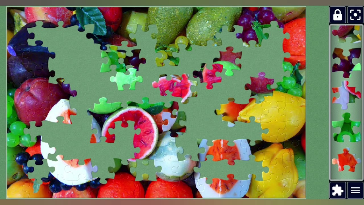Vibrant Fruits Feast jigsaw🍓🍑🍏🍐//Jigsaw puzzles Craft🧩//Amazing puzzles Art🧩//puzzlesArt🧩//