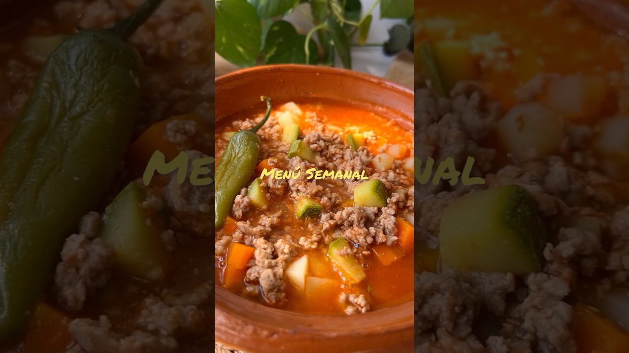 Men&uacute; Semanal! Todas las recetas las encuentras  publicadas en mi perfil 😊#recetasfaciles #menu