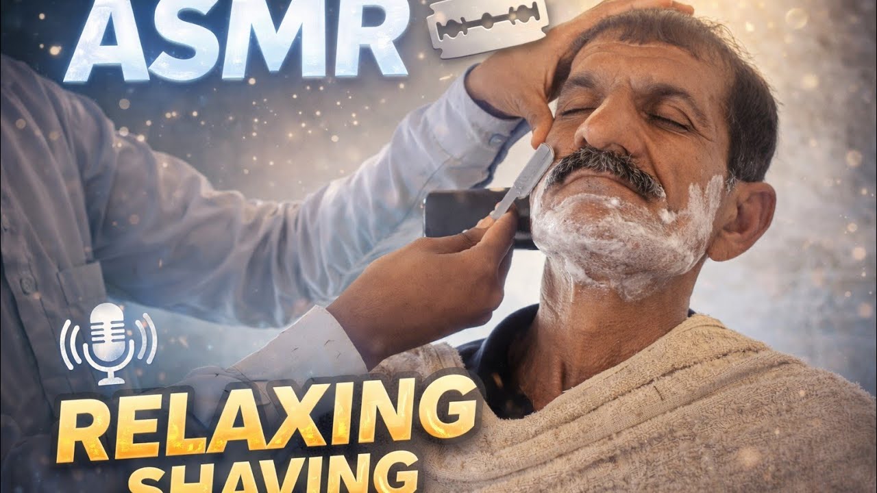 Deep Relaxation ASMR | Old-School Razor Shaving Sounds#ASMR#BooS#