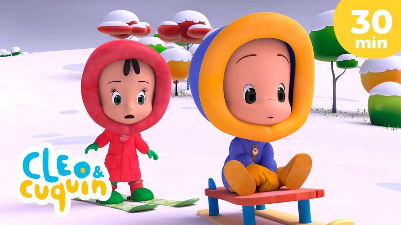Kleo i Kukin 🌼 Pierwszy dzień wiosny 😰🥶 Najlepsze kreskówki dla dzieci 🎬 Cleo & Cuquin