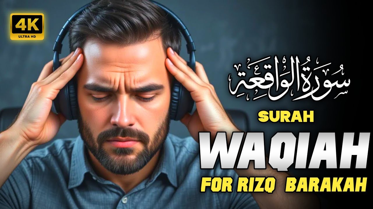 Surah Waqiah | Beautiful Recitation | Surah Waqiah for Rizq & Blessings