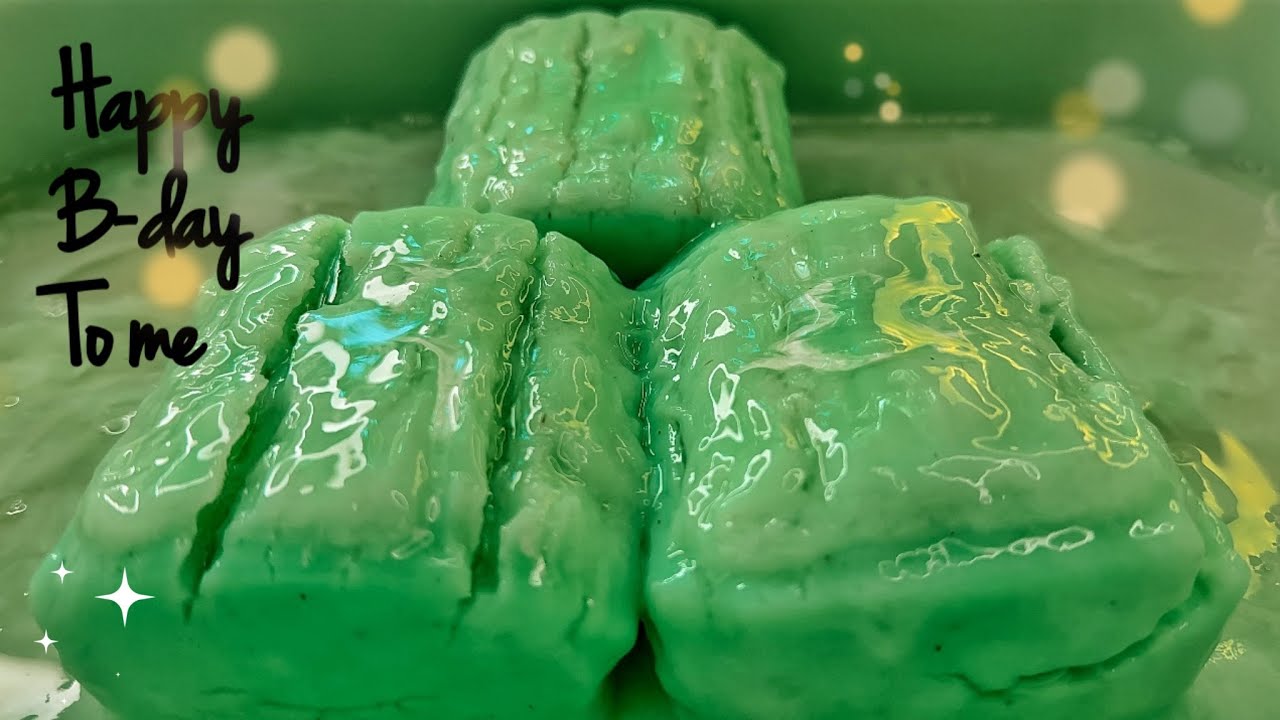 ASMR 💚 Можжевельник Nefis 🎊 Happy B-day to Me 🎉 Soaked Soap || АСМР Мыление и Размокшее Мыло #asmr