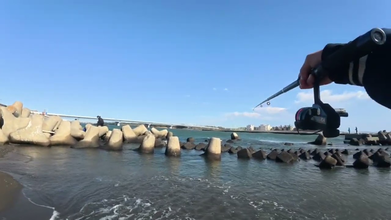 平塚新港で釣りしてみた。
