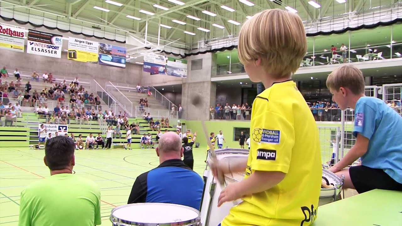 100% Handball in der Bertha-Benz-Sporthalle Pforzheim