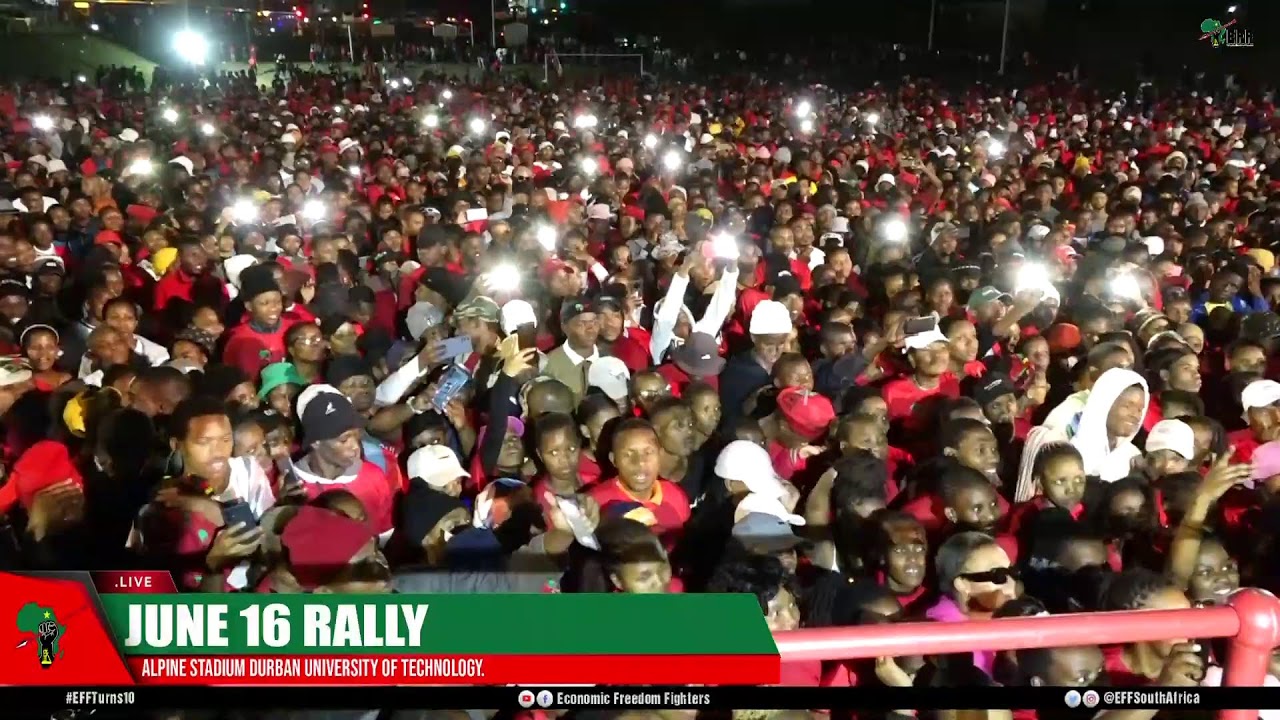 CIC Julius Malema Addresses EFF June 16 Rally.