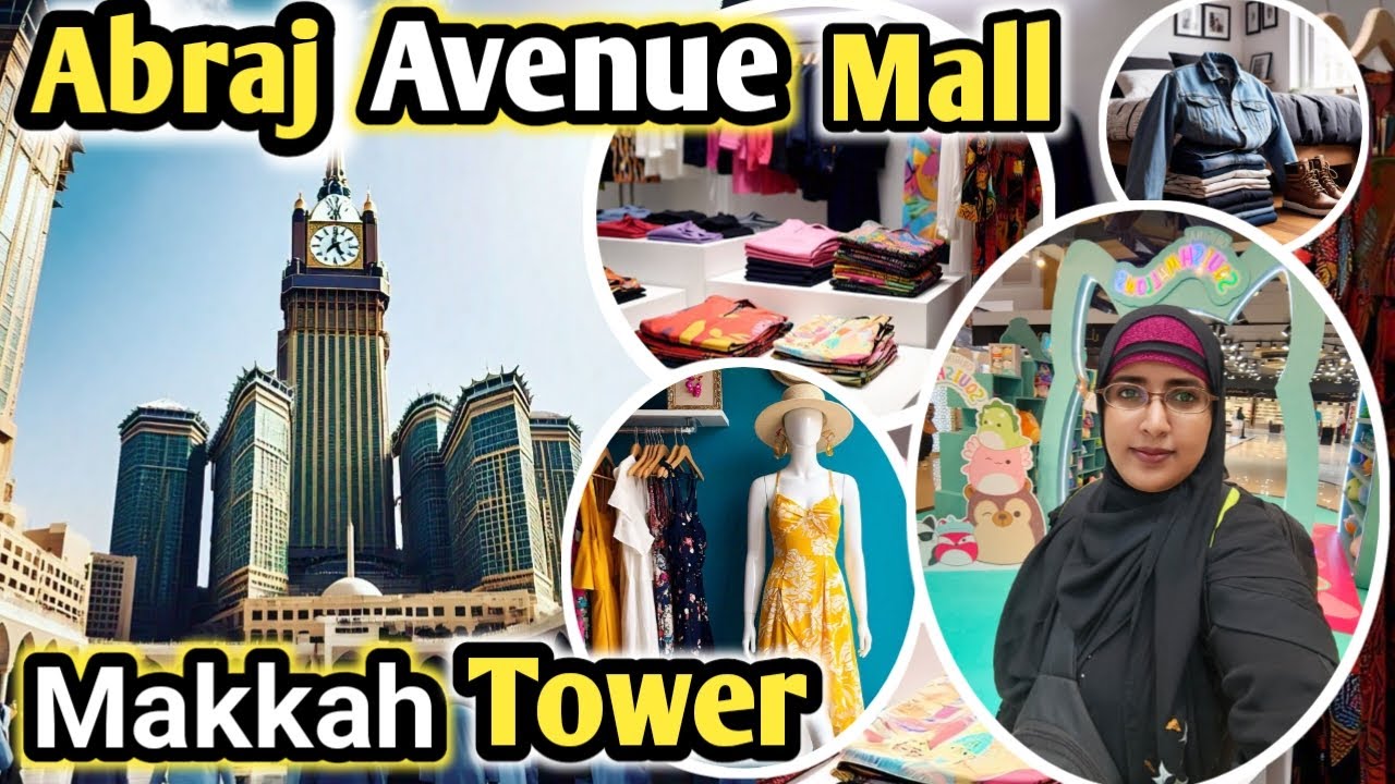 Makkah Clock Tower Abraj Avenue|HighQuality Branded Shopping OppositeMasjidAl-Haram|SajidaPashaVlogs
