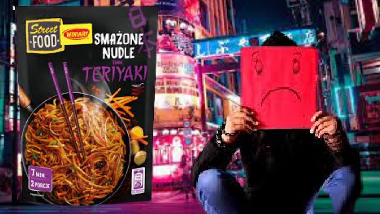 Smażone nudle o smaku teriyaki Street Food Winiary szybka przekąska Nowość w sklepach