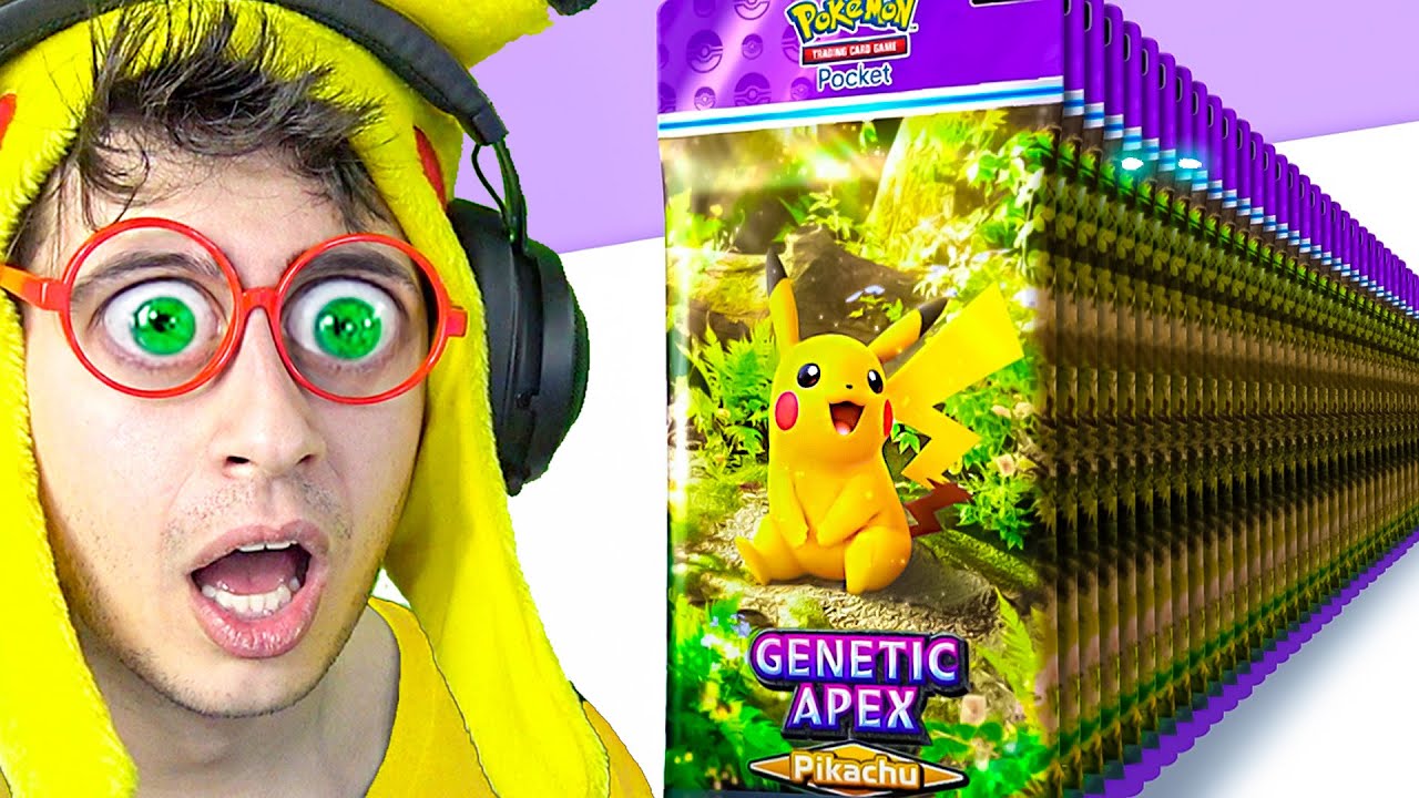Abro 100 Packs de Pokémon TCG Pocket