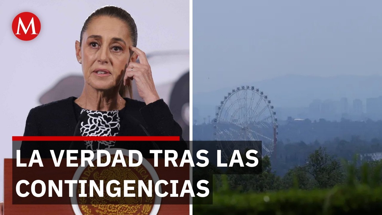 Sheinbaum revela por qué el Valle de México se queda sin aire limpio