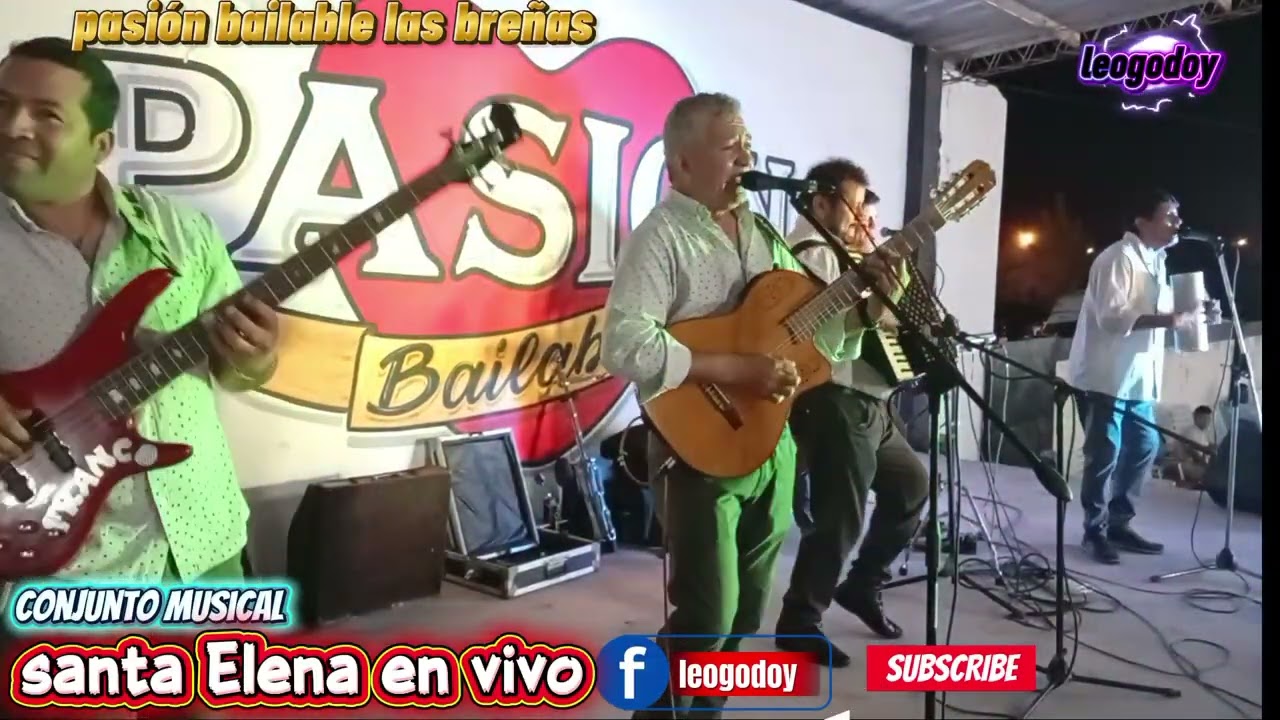 Conjunto musical santa Elena en pasión bailable las breñas (Chaco) 2025 fiesta solidaria 