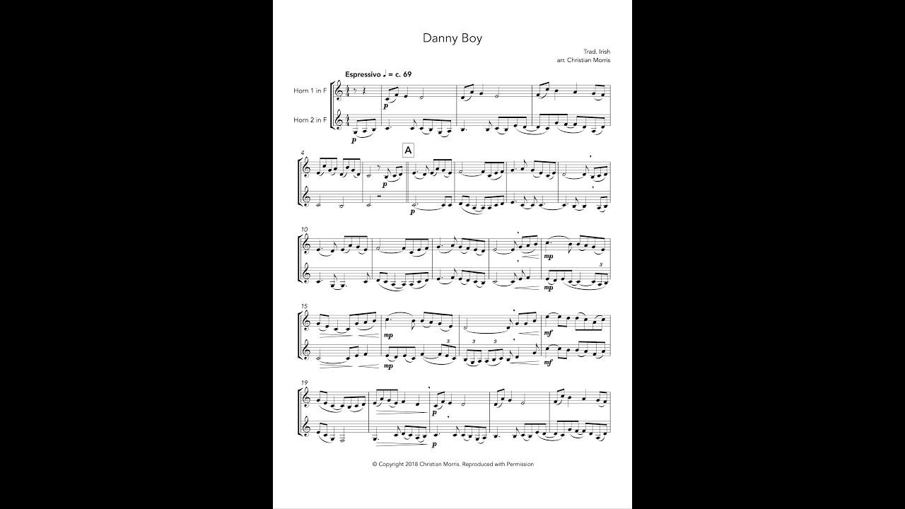 Danny Boy (French Horn Duet)