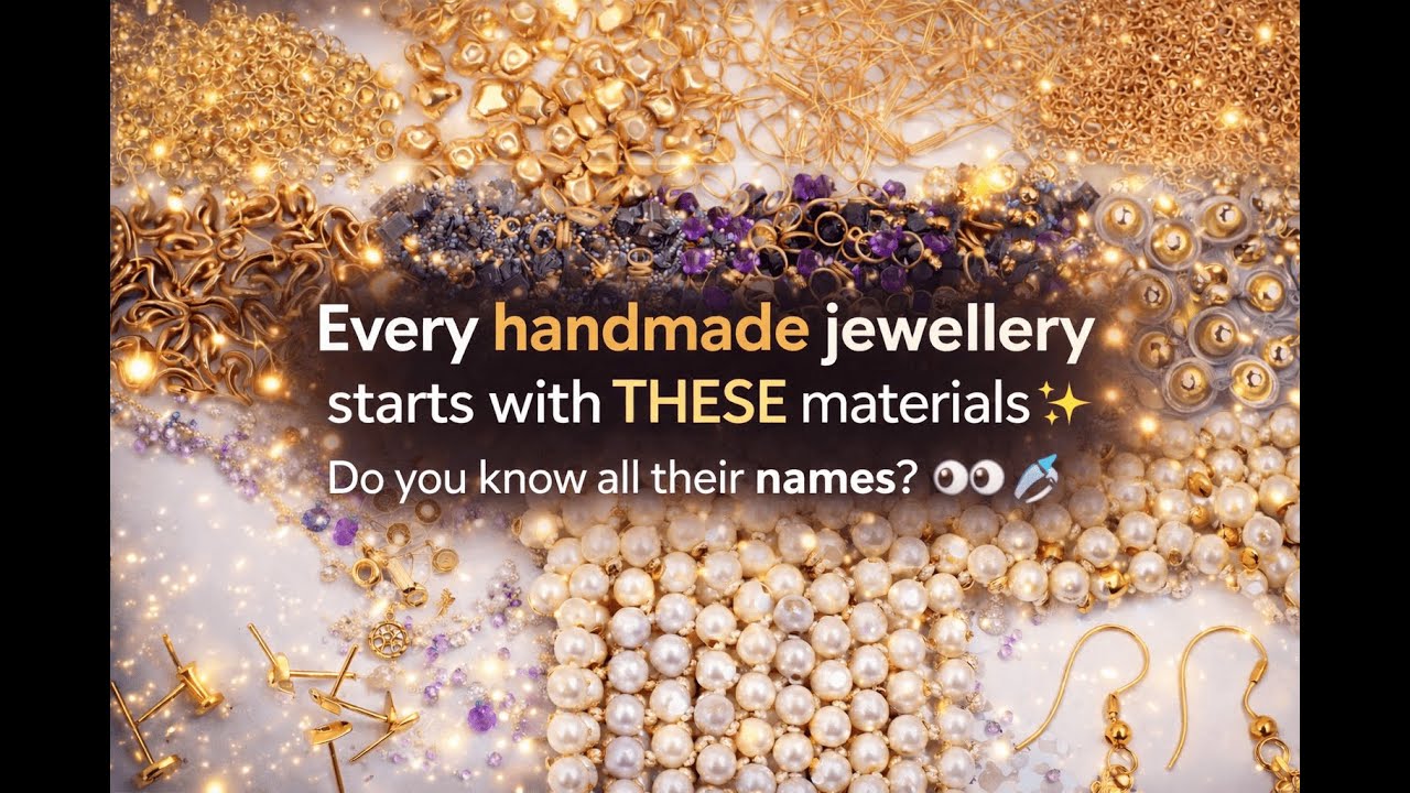 Handmade Jewellery Materials Names | silk thread bangle making raw material available