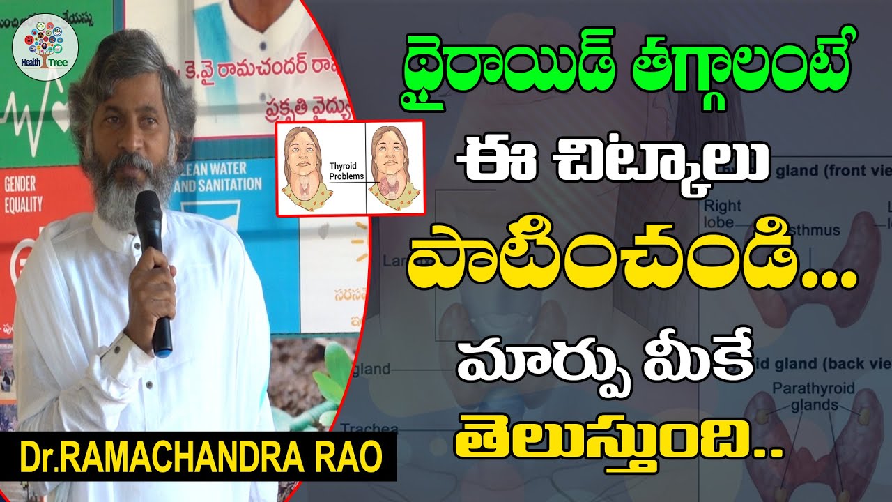 Precautions For Thyroid Problem By Dr. Ramachandra Rao || Thyroid Precautions || Health Tree