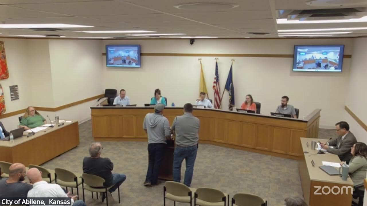Abilene, Kansas City Commission Meeting