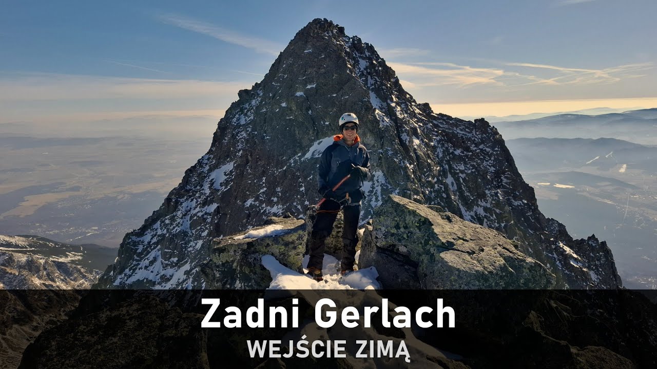 Zadni Gerlach zimą - droga przez Walowy Żleb i Przełęcz Tetmajera