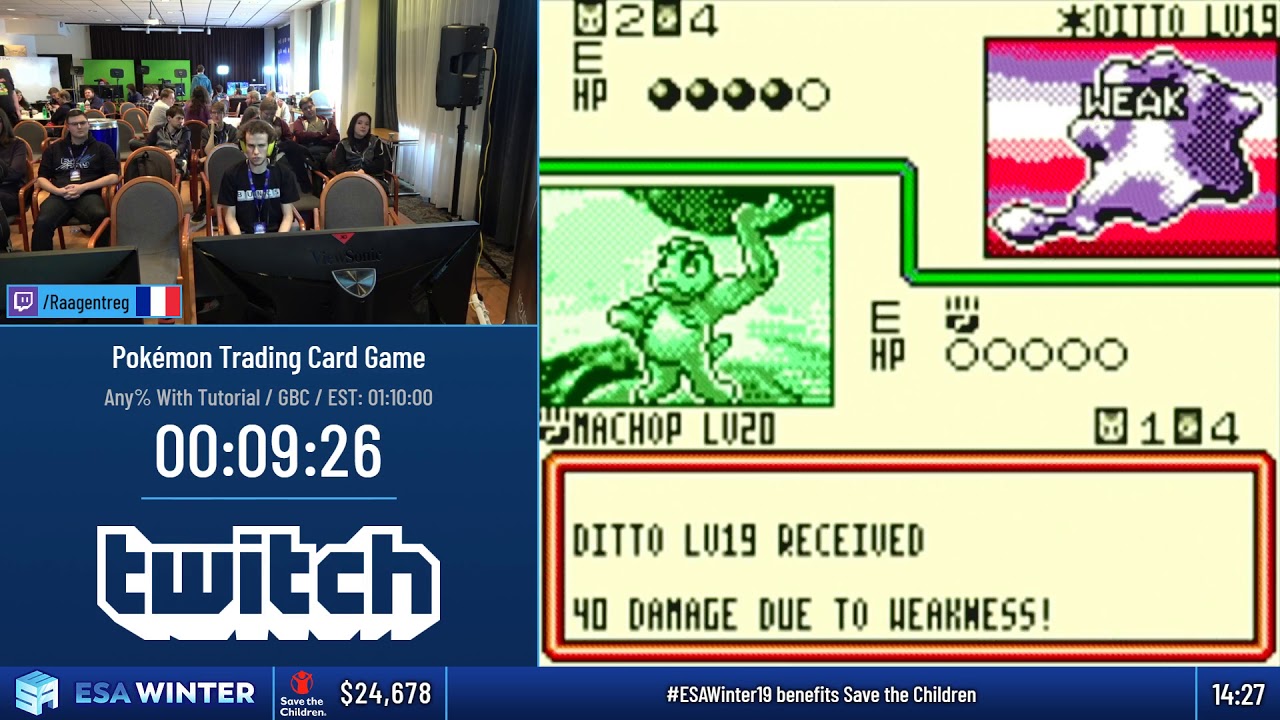 #ESAWinter19 Speedruns - Pokémon Trading Card Game [Any% With Tutorial] by Raagentreg