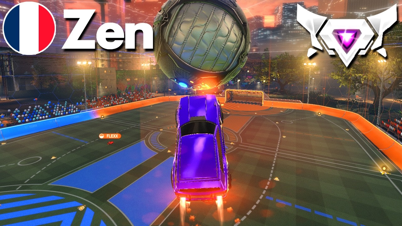 ZEN has INSANE CONTROL in Rocket League! (SSL 2v2)