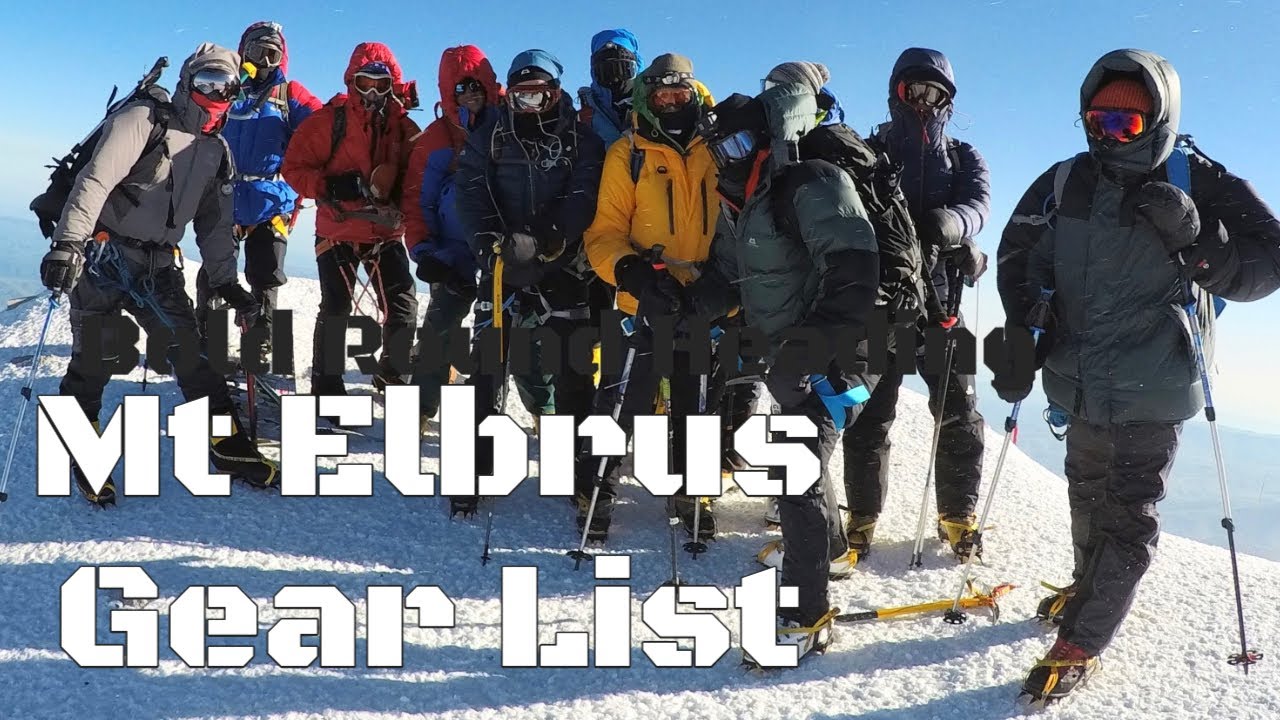Gear list for Mt Elbrus