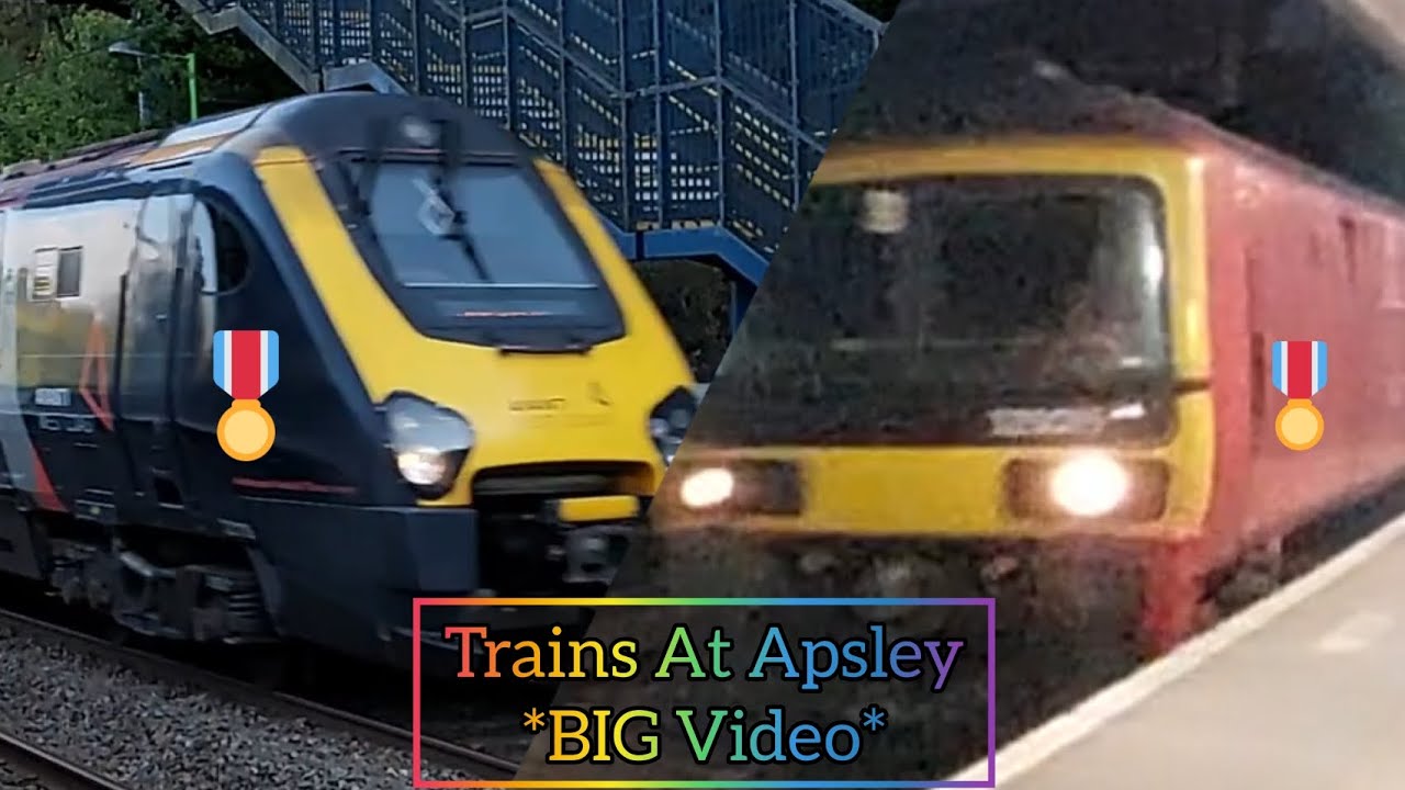 Trains At Apsley WCML *BIG Video*