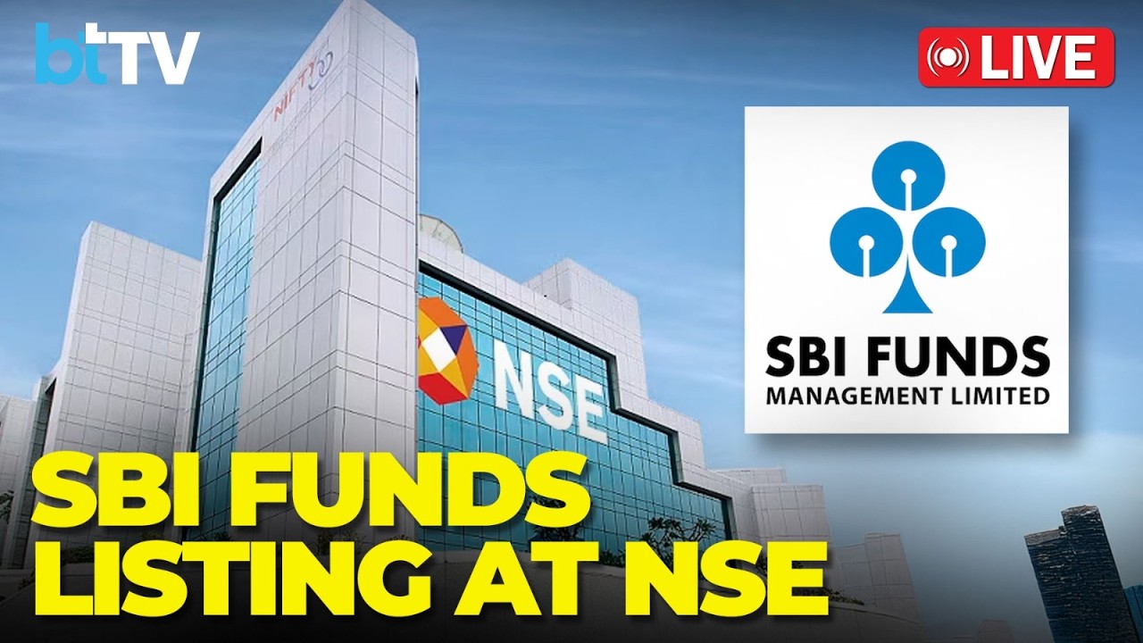 SBI Funds Management Listing Ceremony LIVE at NSE | Watch the Stock Market Debut