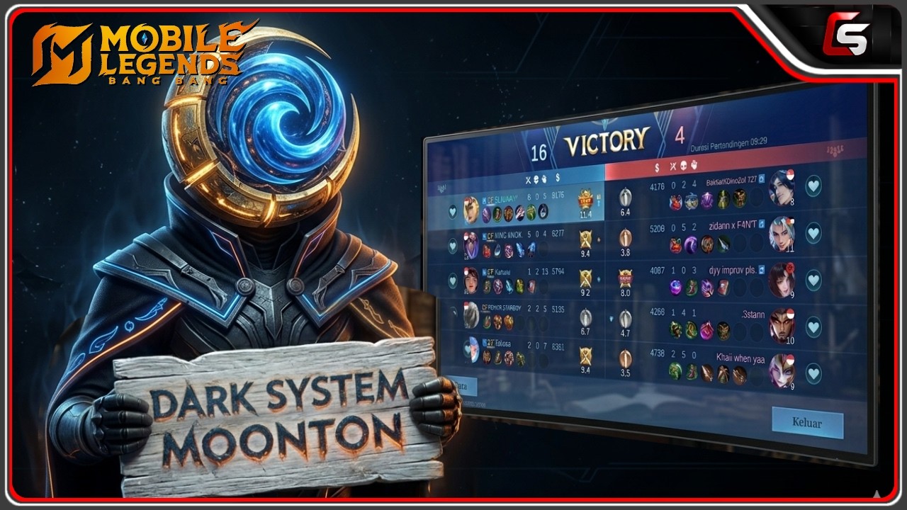 DARK SYSTEM MOONTON Mobile Legends Indonesia #MLBBIDCreator
