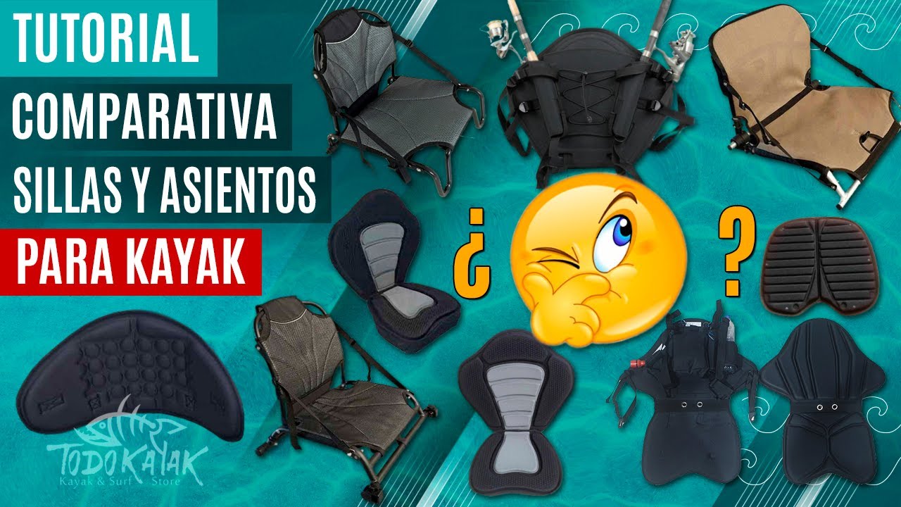 Tipos de asientos para kayak ¡Conoce las diferentes sillas de kayak!