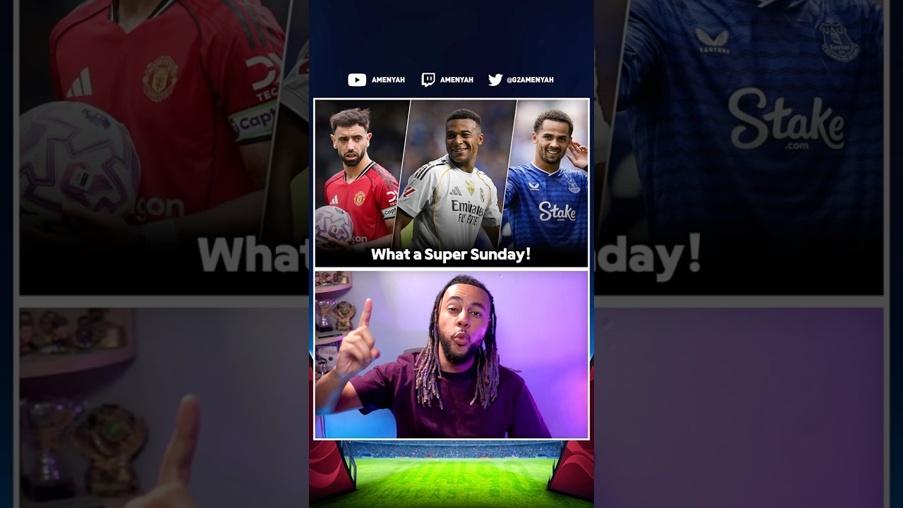 Sunday Roundup in 90 seconds - United 1-1 Fulham + Madrid 3-0 Oviedo 🤯