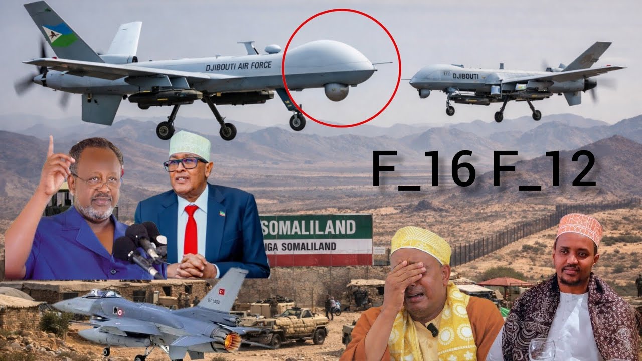 DEGDEG Diyaradaha F_16 Turkiga iyo Kuwa Jabuti oo Hada Ku Jira Hawada Hargeysa B/Ciise oo Soo Ridey 