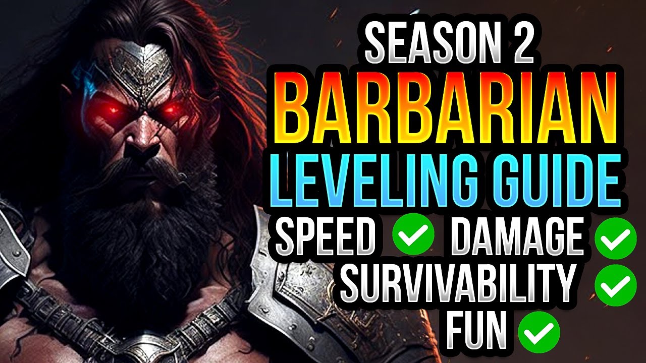 PERFECT Barbarian Levelling Build Season 2 I Diablo 4